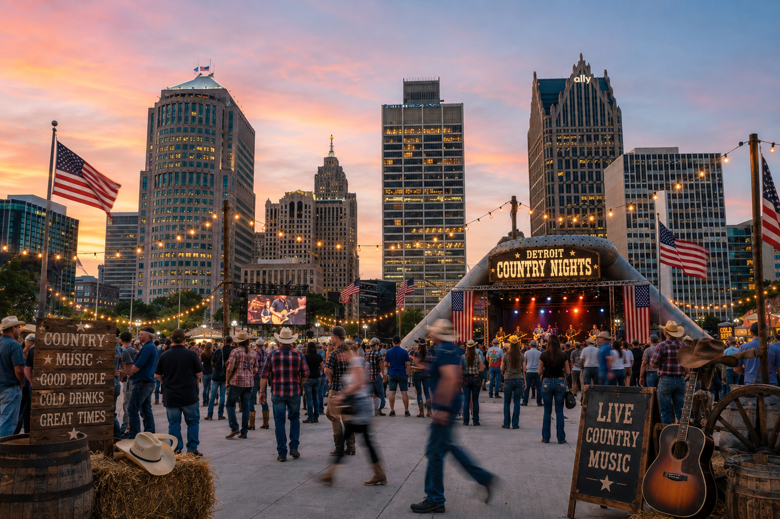 Country Concerts in Detroit 2026-2027